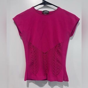 Vintage Gianni Versace Pink Top